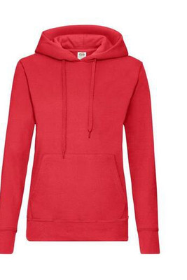 Fruit of the Loom SC269 - Felpa con cappuccio da donna con tasca a marsupio