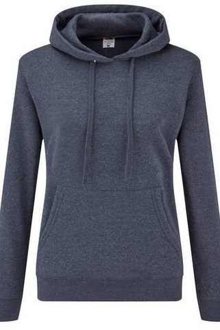 Fruit of the Loom SC269 - Felpa con cappuccio da donna con tasca a marsupio