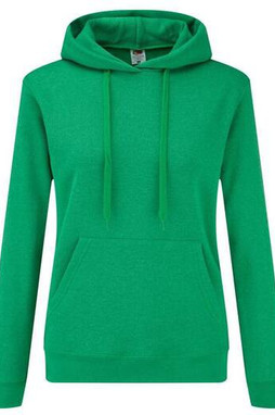 Fruit of the Loom SC269 - Frauen Hoodie mit Känguru-Tasche