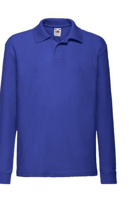 FRUIT OF THE LOOM SC3201 - Comfortabele Kinderpolo met Lange Mouwen