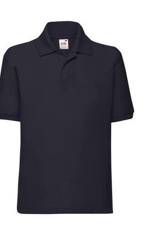Fruit of the Loom SC3417 - Børne poloshirt med lange ærmer