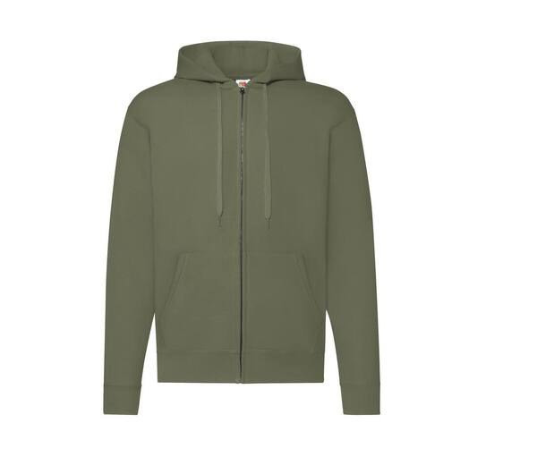 Fruit of the Loom SC374 - Fruit of the Loom Men's Trendy Zipped Hoodie