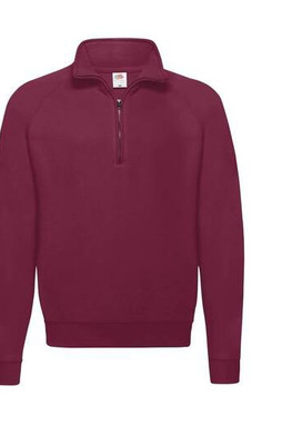 Fruit of the Loom SC376 - Herrtröja i bomull med Dragkedja