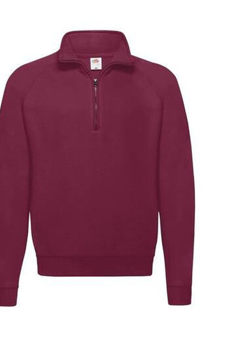 Fruit of the Loom SC376 - Herre sweatshirt i bomuld med lynlås