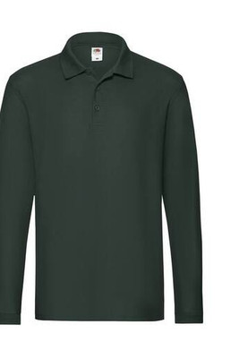 Fruit of the Loom SC384 - Miesten premium pitkähihainen poolopaita