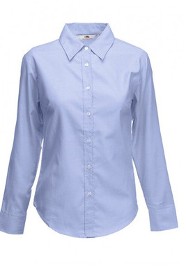 Fruit of the Loom SC411 - Lady-Fit-Popeline Langarm-Shirt