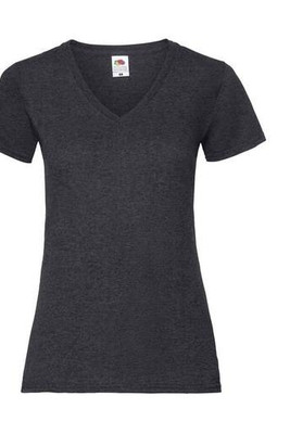 Fruit of the Loom SC601 - T-Shirt Mulher Valueweight Gola V