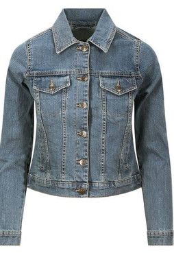 AWDIS SO DENIM SD065 - Olivia Naisten Tyylikäs Farkkutakki