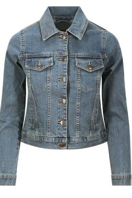 AWDIS SO DENIM SD065 - Giacca di Jeans Oliva