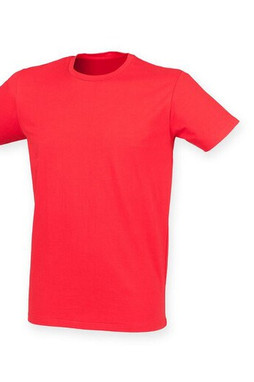 Skinnifit SF121 - T-shirt da uomo in cotone elasticizzato