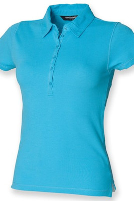 Skinnifit SK042 - Stretch poloshirt til kvinder