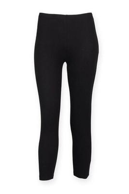 SF Men SK068 - Women's 3/4 Length Cotton Comfort Leggings
