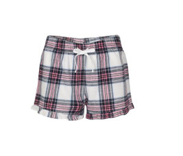 SF Women SK082 - SF Women Summer Flannel Ruffle Pajama Shorts