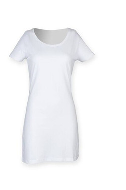 Skinnifit SK257 - Casual Cotton Comfort T-Shirt Dress for Summer