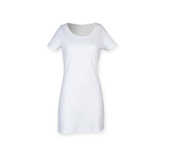 Skinnifit SK257 - Casual Cotton Comfort T-Shirt Dress for Summer