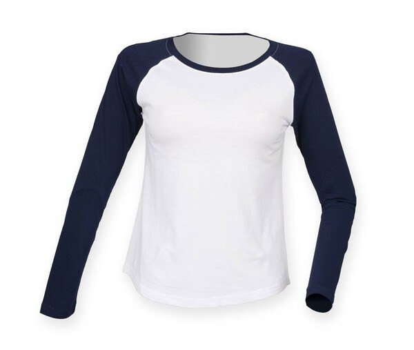 SF Women SK271 - Women's long-sleeved baseball T-shirt