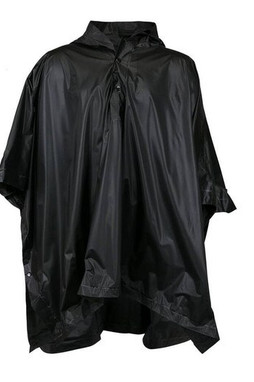 Splashmacs SL019 - Kids Waterproof PVC Rain Poncho with Adjustable Hood