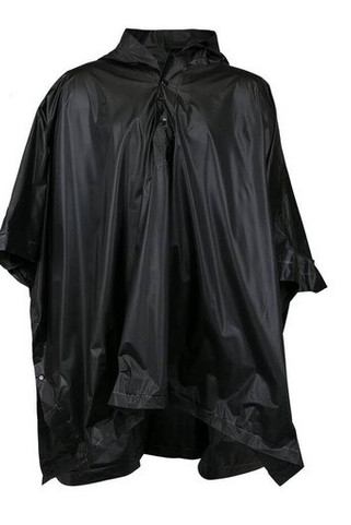 Splashmacs SL019 - Kids Waterproof PVC Rain Poncho with Adjustable Hood