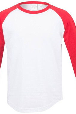 SF Mini SM271 - T-shirt da baseball da bambino a maniche lunghe