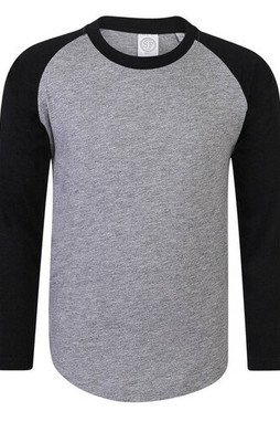 SF Mini SM271 - T-shirt da baseball da bambino a maniche lunghe