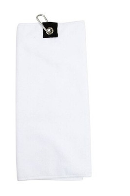 Towel city TC019 - Premium Microfiber Tri-Fold Golf Towel with Clip