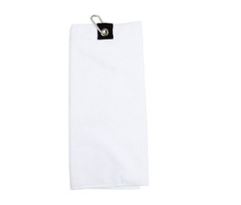 Towel city TC019 - Premium Microfiber Tri-Fold Golf Towel with Clip
