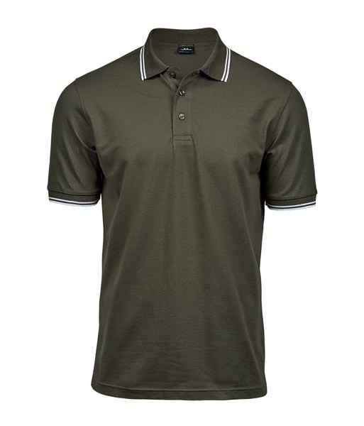 Tee Jays TJ1407 - Poloskjorte for menn med krage og ermer i kontrast