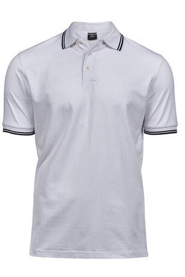 Tee Jays TJ1407 - Polo uomo di lusso elasticizzata a righe