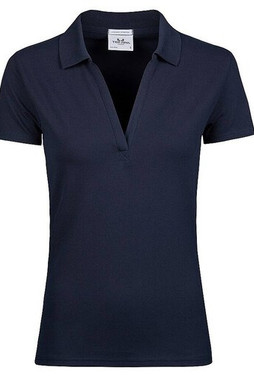 Tee Jays TJ1409 - Polo donna di lusso elasticizzata con scollo a V