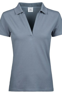 Tee Jays TJ1409 - Polo donna di lusso elasticizzata con scollo a V