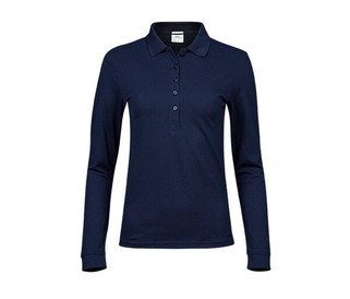 Tee Jays TJ146 - Damska Luksusowa Polo z Długim Rękawem