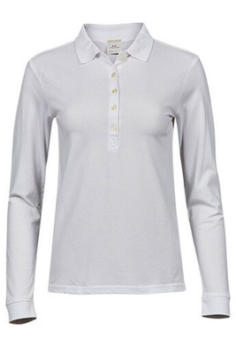 Tee Jays TJ146 - Dames luxe stretch polo lange mouw