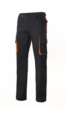 VELILLA V3004 - TWO-TONE MULTI-POCKET PANTS