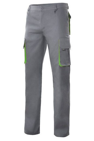 VELILLA V3004 - PANTALON MULTIPOCHES BICOLORE