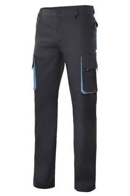 VELILLA V3004 - PANTALON MULTIPOCHES BICOLORE