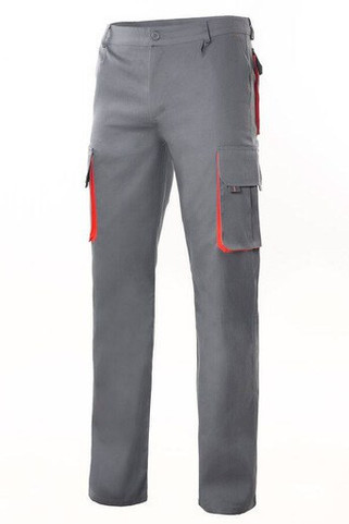 VELILLA V3004 - TWO-TONE MULTI-POCKET PANTS