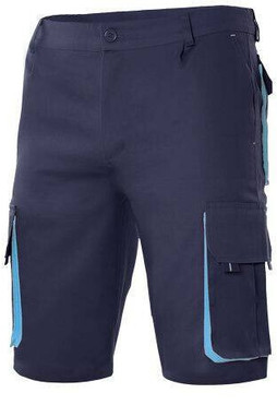 VELILLA V3007 - BERMUDAS MULTIPOCHES BICOLORE