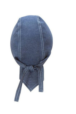 VELILLA V4007 - Durable Denim Kitchen Cap with Adjustable Fit