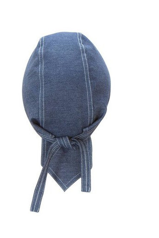 VELILLA V4007 - Casquette de Cuisine en Denim avec Cordon Ajustable