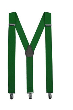 VELILLA V4008 - Elegant Elastic Suspenders with Leather Accent