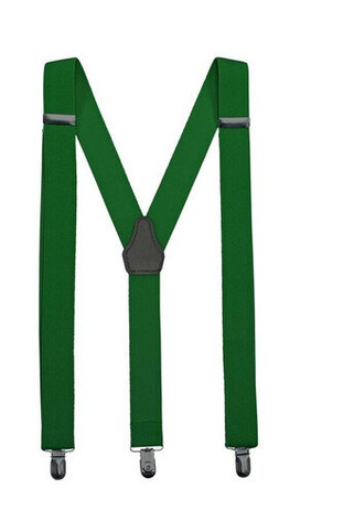 VELILLA V4008 - Elegant Elastic Suspenders with Leather Accent
