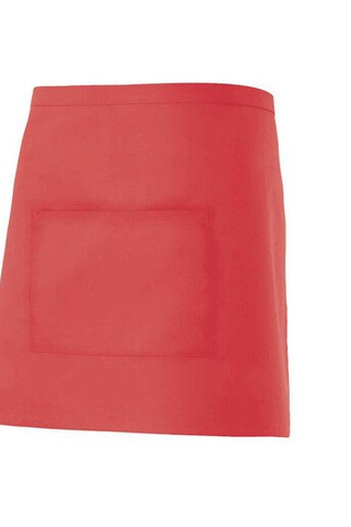 VELILLA V4201 - Professional Mid-Length Kitchen Apron with Central Pocket