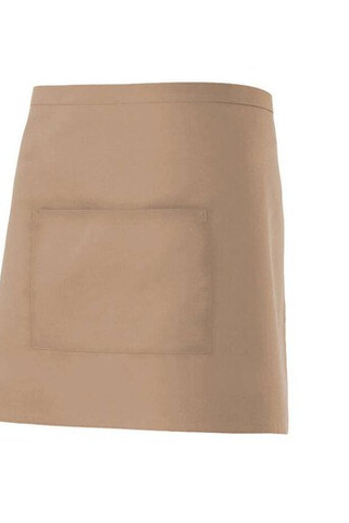 VELILLA V4201 - Professional Mid-Length Kitchen Apron with Central Pocket