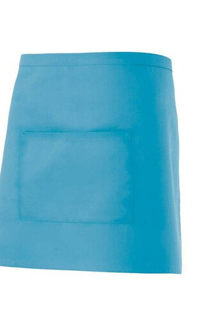 VELILLA V4201 - Professional Mid-Length Kitchen Apron with Central Pocket