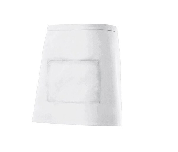 VELILLA V4201 - Professional Mid-Length Kitchen Apron with Central Pocket
