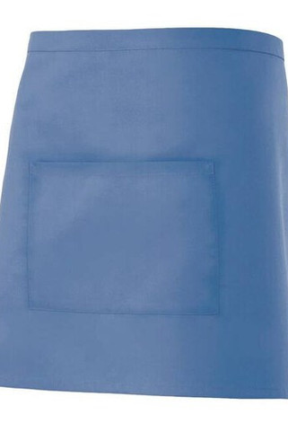 VELILLA V4201 - Professional Mid-Length Kitchen Apron with Central Pocket