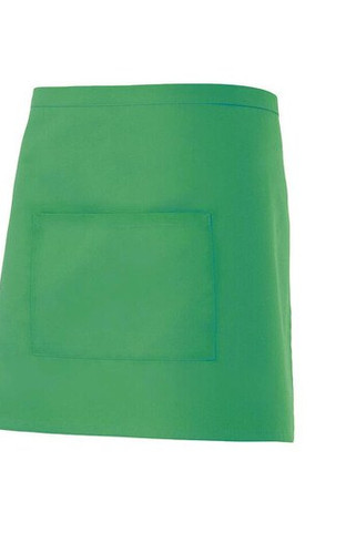 VELILLA V4201 - Professional Mid-Length Kitchen Apron with Central Pocket