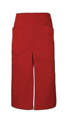VELILLA V4209 - LONG APRON WITH OPENING AND POCKETS