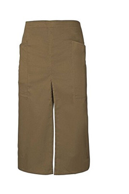 VELILLA V4209 - LONG APRON WITH OPENING AND POCKETS