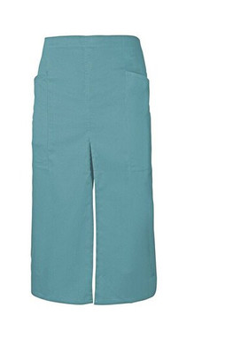 VELILLA V4209 - LONG APRON WITH OPENING AND POCKETS